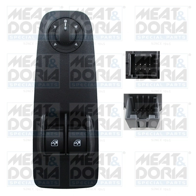 Switch, window regulator